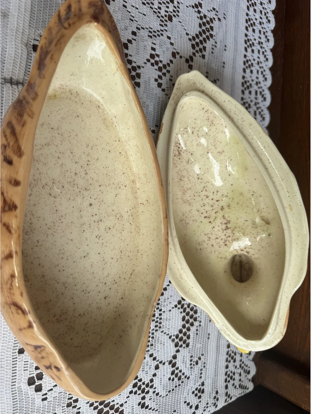 Vintage Ceramic Mallard Duck Covered Dish